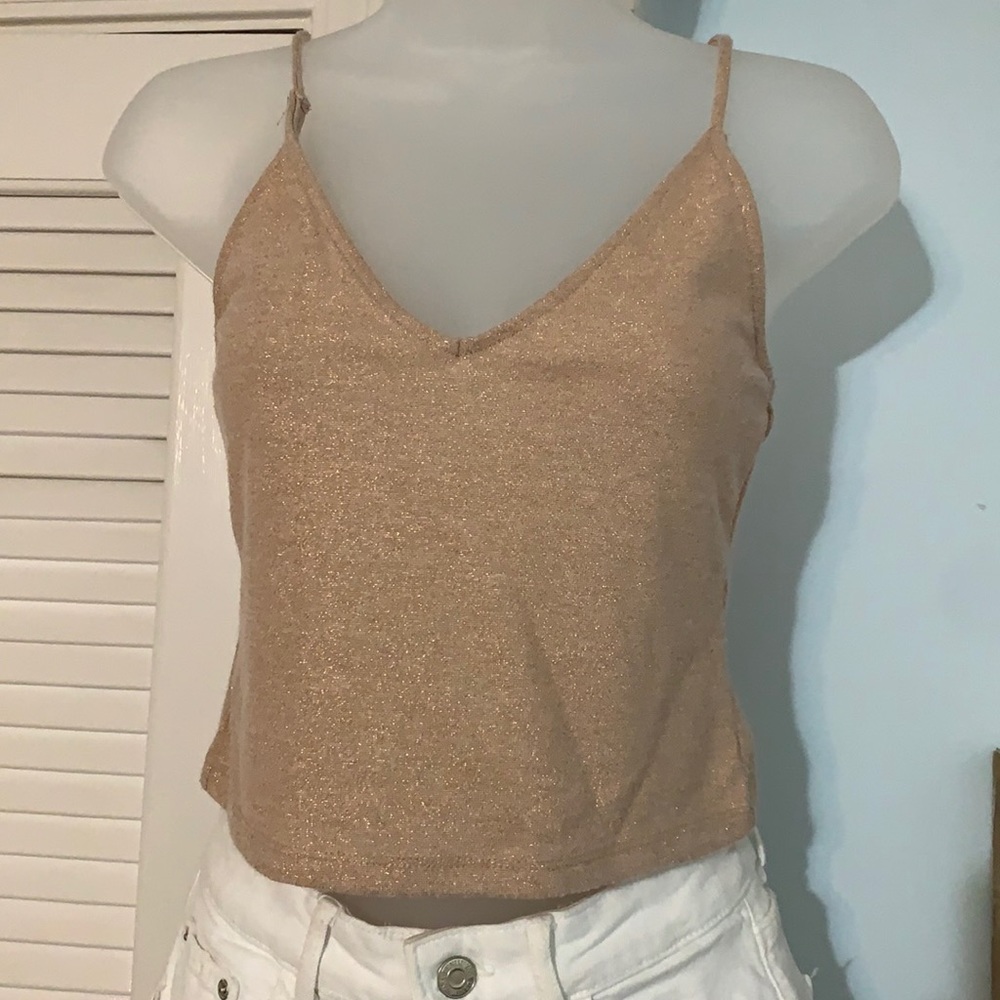 Rose Gold Crop tank